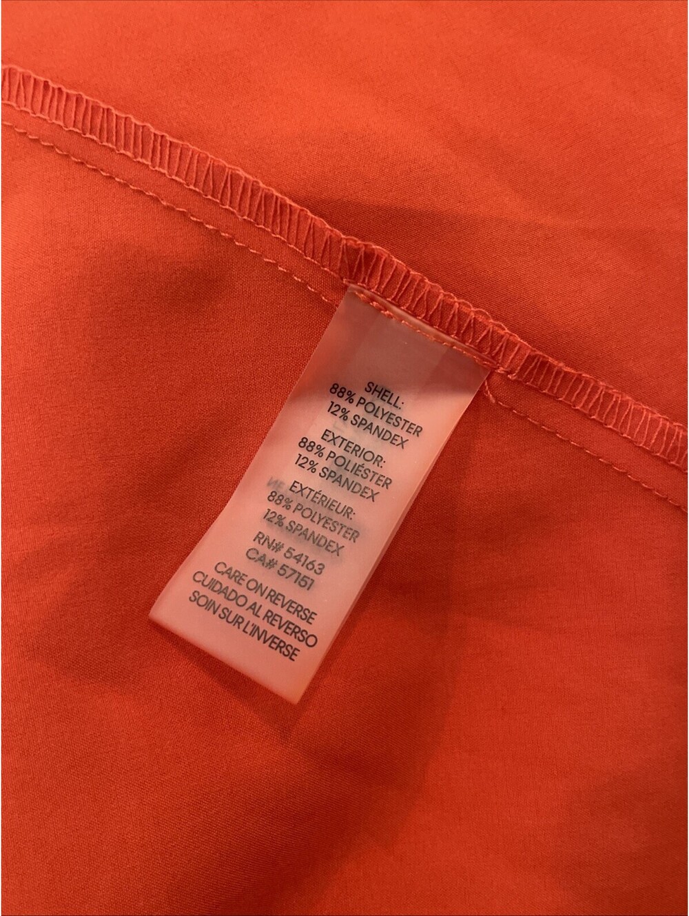 Calvin Klein Orange Size 4 Balloon Short Sleeve Dress - Picture 6 of 6